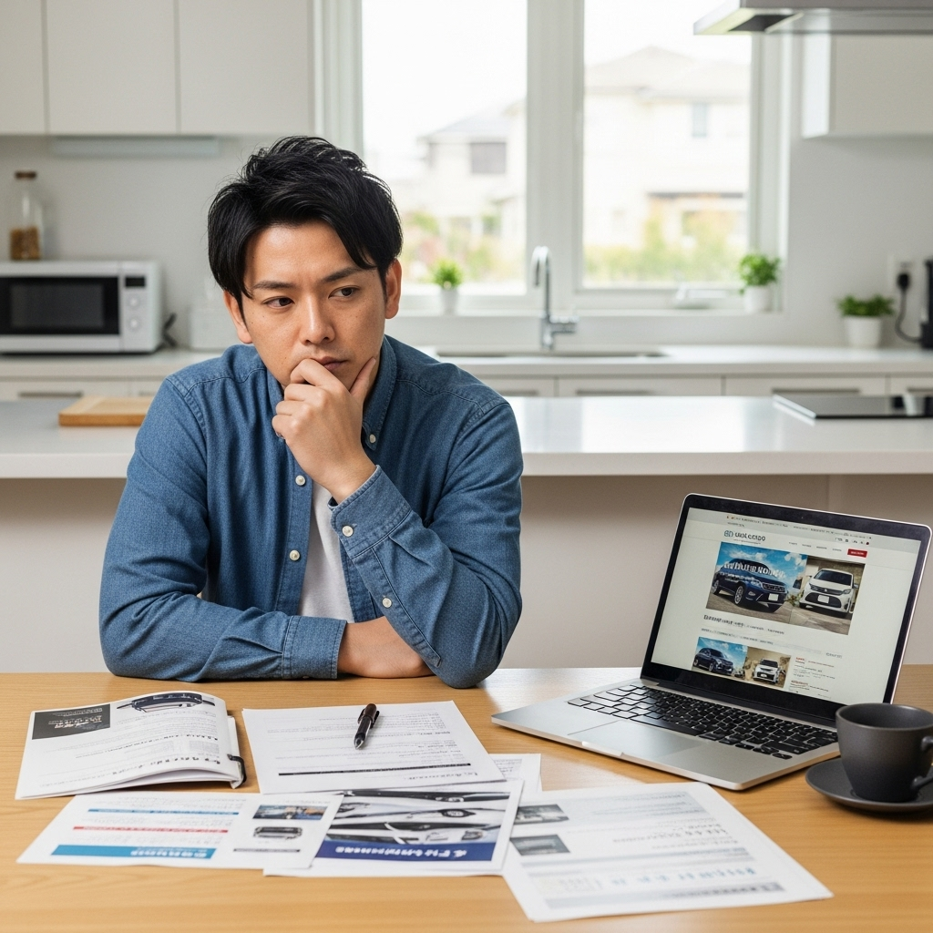 30代パパカーリースに悩んでいる にほんじん