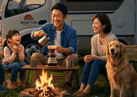 関東トップクラスのおしゃれな内装とペット同乗OKのキャンピングカー