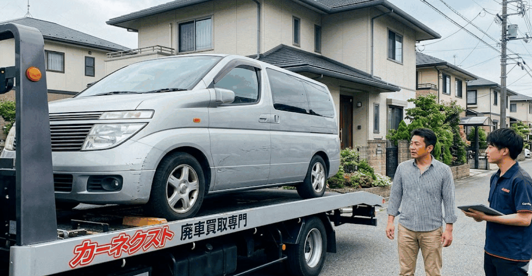 ディーラーで下取り0円と言われショックを受ける40代男性